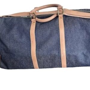 Denim Dior duffel bag